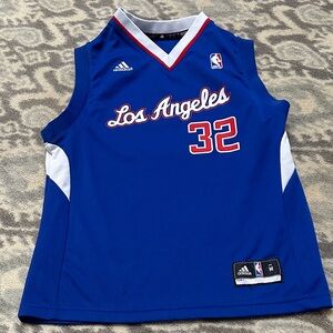 Adidas Kids Blue Los Angeles Basketball Jersey